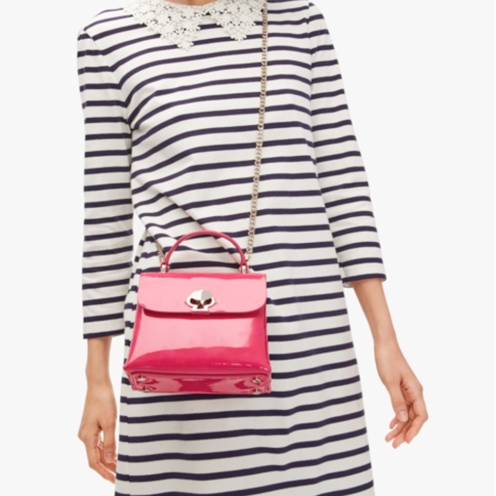 Kate Spade - Romy Patent - Mini Top Handle - Dark Magenta Crush - Crossbody